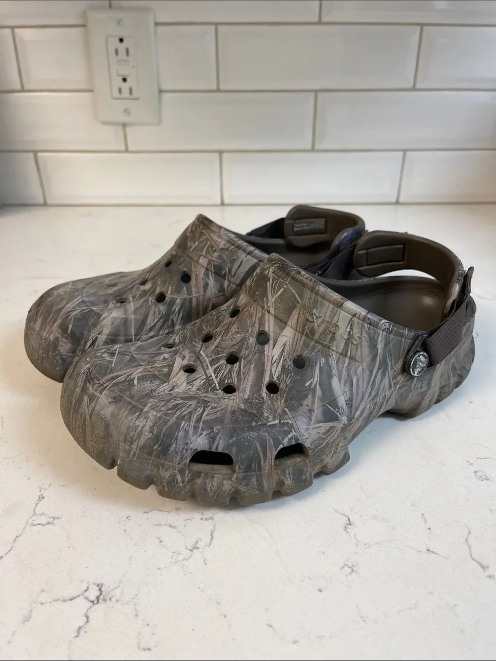 Crocs Off Road Sport TrueTimber Outdoor Clogs for Men Size 7 Camo